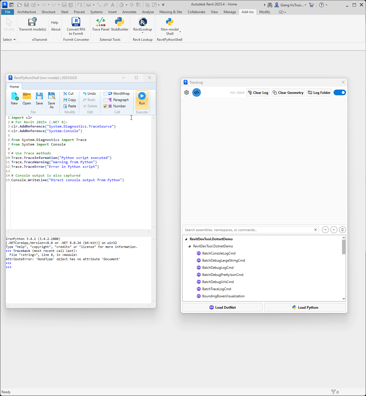 Stack Trace Demo